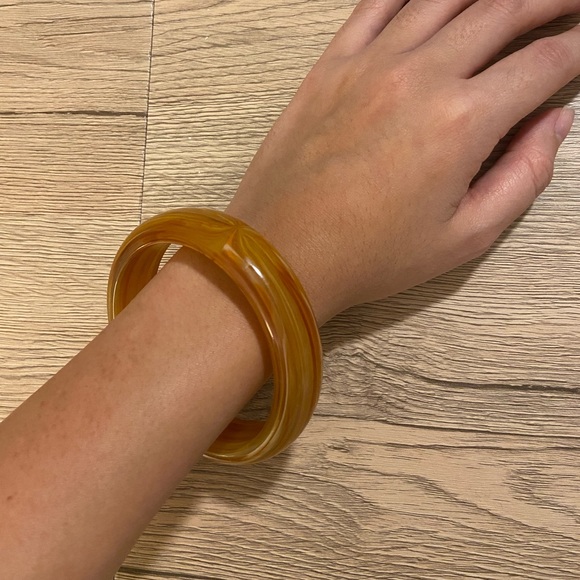 Vintage marbled bangle - Picture 3 of 7